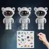 TCX Stickerlı ,Kumandalı ASTRONOT Model Gece Lambası