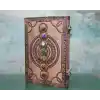 TCX Taşlı Deri Defter Ksk3155