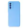 TCX Tecno Camon 18 Kılıf First Silikon - Mavi