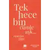 TCX Tek Hece Bin Cümle Aşk…