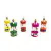 TCX Toptan Mini Ahşap 6lı Atli Karinca