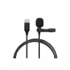 TCX Type-C 2 Metre Double Mikrofon - Siyah