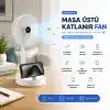 TCX USB Şarjlı Katlanır Masaüstü Vantilatör (16.4 Cm)