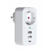 TCX Vothoon 2.4a Çıkışlı 2xusb 1xtype-c Tekli Priz Ftr-17