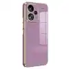 TCX Xiaomi Redmi Note 13 Pro Plus Kılıf Volet Silikon - Mor