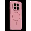 TCX Xiaomi Redmi Note 14 Pro Plus Mika Pc Magsafe Kapak - Pembe