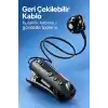 TCX Yaka Klipsli Makaralı Bluetooth Tek Kulaklık