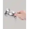 Şık Topuzlu Kapı Kilidi 3 Anahtar ile Güvenlik