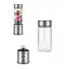 Güçlü 6 Bıçaklı Cam Blender 450 ml ve 350 ml Kapasiteli