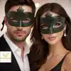 Gizemli Yeşil Masquerade Maskesi 1 Adet