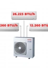 2 Oda + 1 Salon (Maxi) Toshiba Multi İnverter Duvar Tipi Klima Paketi (3M)