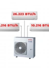 2 Oda + 1 Salon (Midi) Toshiba Multi İnverter Duvar Tipi Klima Paketi (3M)