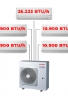 3 Oda 1 Salon 1 Mutfak Maxi Toshiba Multi Inverter Klima Paketi