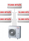 Toshiba 5M Multi Split Klima 12.000+12.000+12.000+ 12.000 +17.000 BTU/h