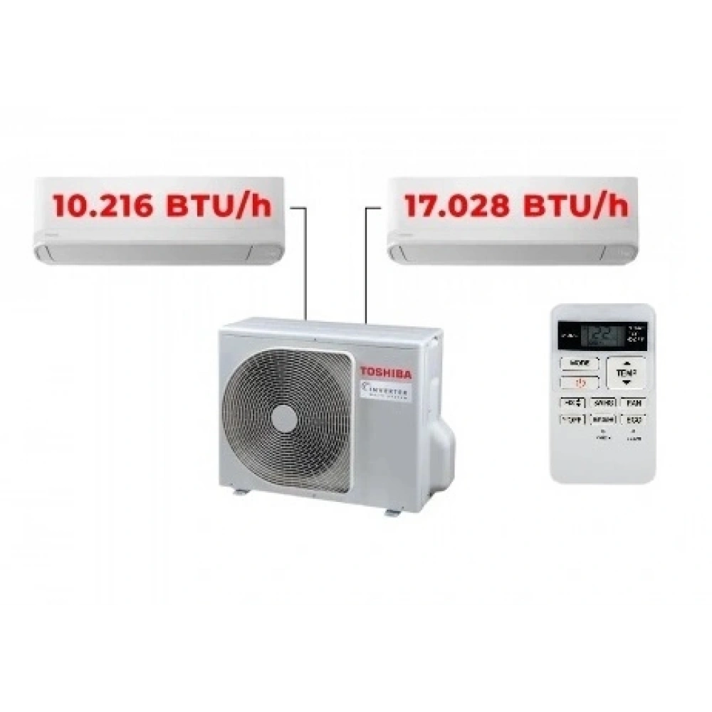 Toshiba 1 Oda 1 Salon Multi Inverter J2 Klima Paketi (Extra İndirimli)