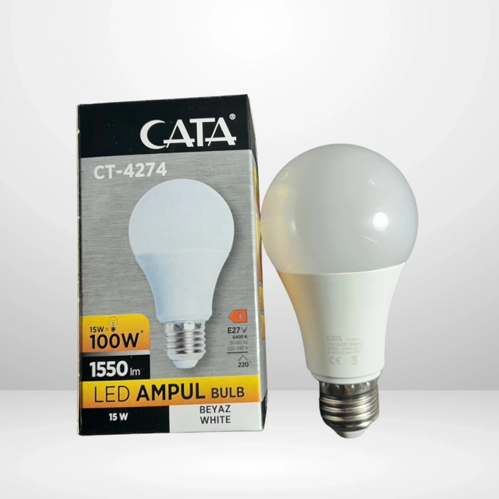 CATA 15W Beyaz Led Ampul