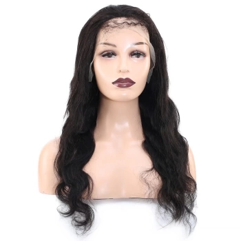 Front Lace Gerçek Tül Peruk Dalgalı  / Doğal / 65/70cm