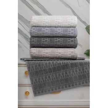 Jakarlı 4´lü 50x90 El Havlusu Lissome