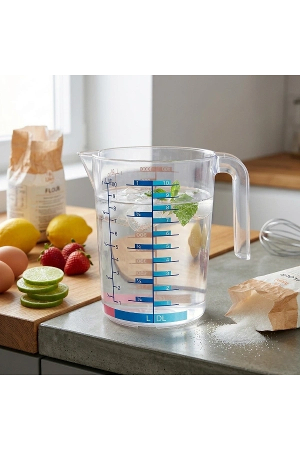 Bidebuvar 1 Litre Multi Ölçü Kabı