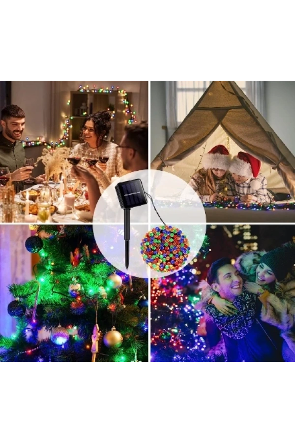 Bidebuvar 100 Led RGB Solar 12m