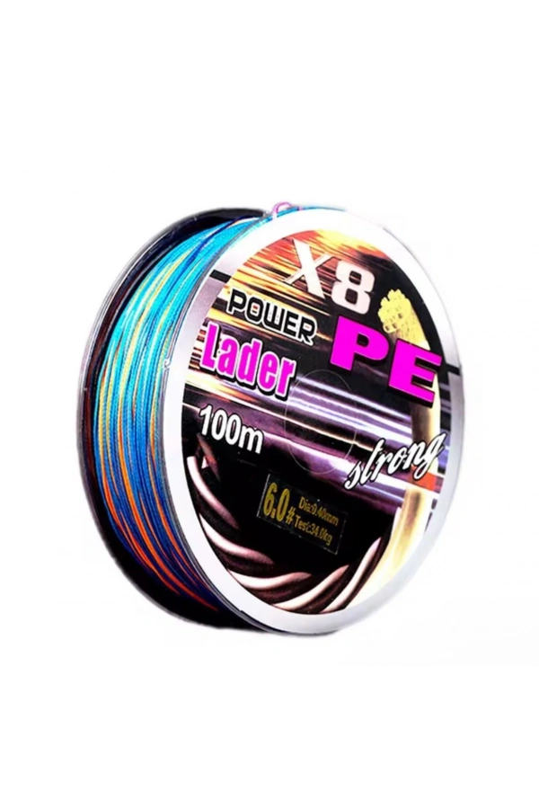 Bidebuvar 100 Metre Balıkçı İpi X8 PE Örgü Misina