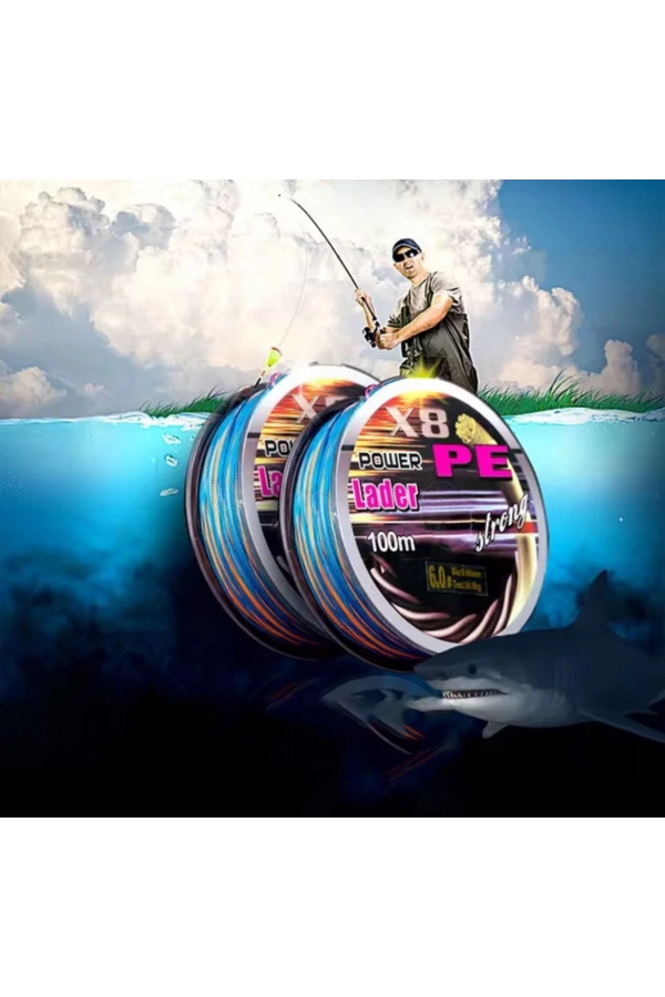 Bidebuvar 100 Metre Balıkçı İpi X8 PE Örgü Misina