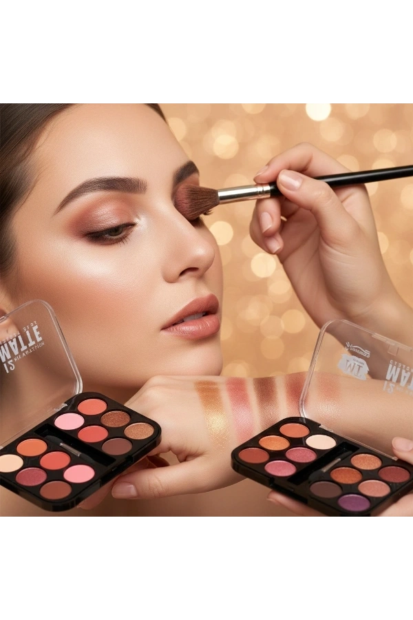 Bidebuvar 12 Renk Far Paleti - 3lü Set