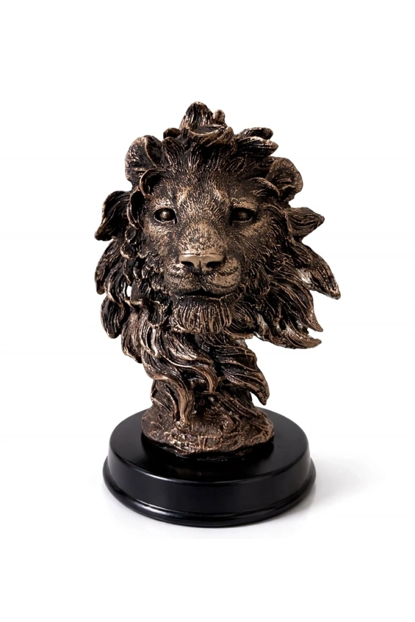 Bidebuvar 13x9 cm Polyester Aslan Büstü