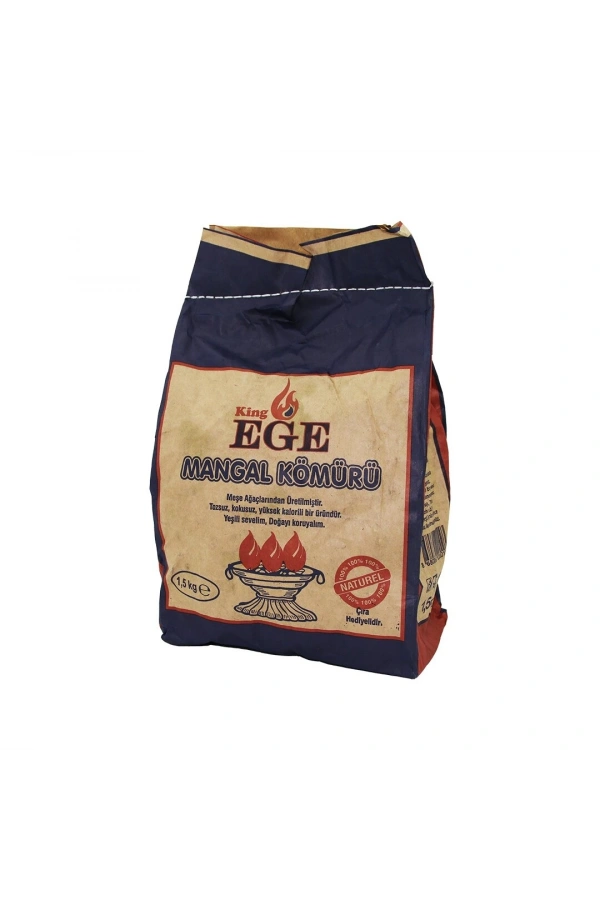 Bidebuvar 1.5 kg Mangal Kömürü - Çıra Hediyeli - Meşe Kömürü