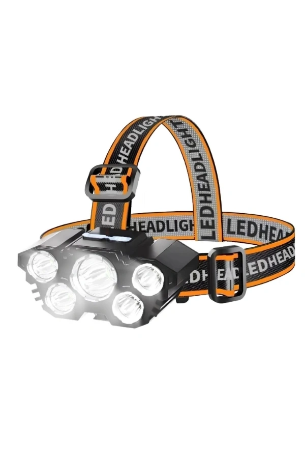 Bidebuvar 150W 5 LED Ultra Güçlü Kafa Lambası