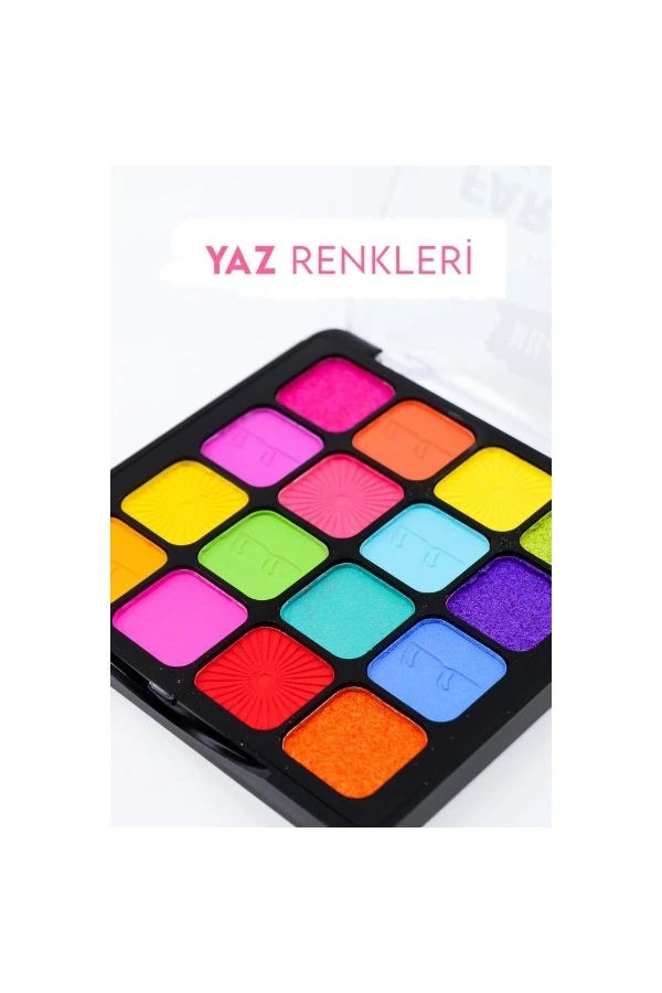 Bidebuvar 16lı Yaz Far Paleti - 2li Set