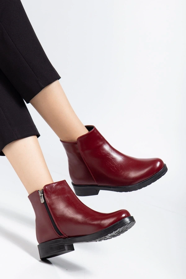 Bidebuvar 165-204 Bordo Yanki Günlük Kadın Bot