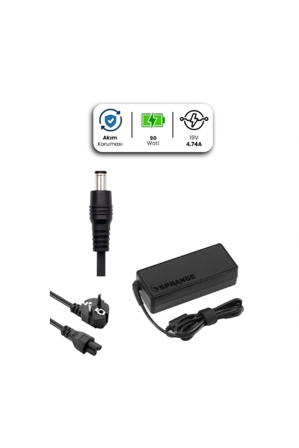 Bidebuvar 19V 4.74A 5.5 * 3.0mm 90W SAMSUNG İçin Laptop Adaptör