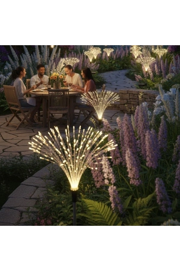 Bidebuvar 2 Adet Saçak Model Sensörlü Solar Bahçe Lambası