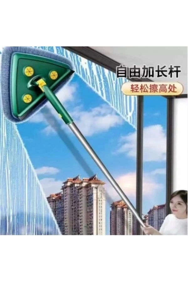 Bidebuvar 2 Bezli Üçgen Çek Çekli Mop Islak Mendil Uyumlu