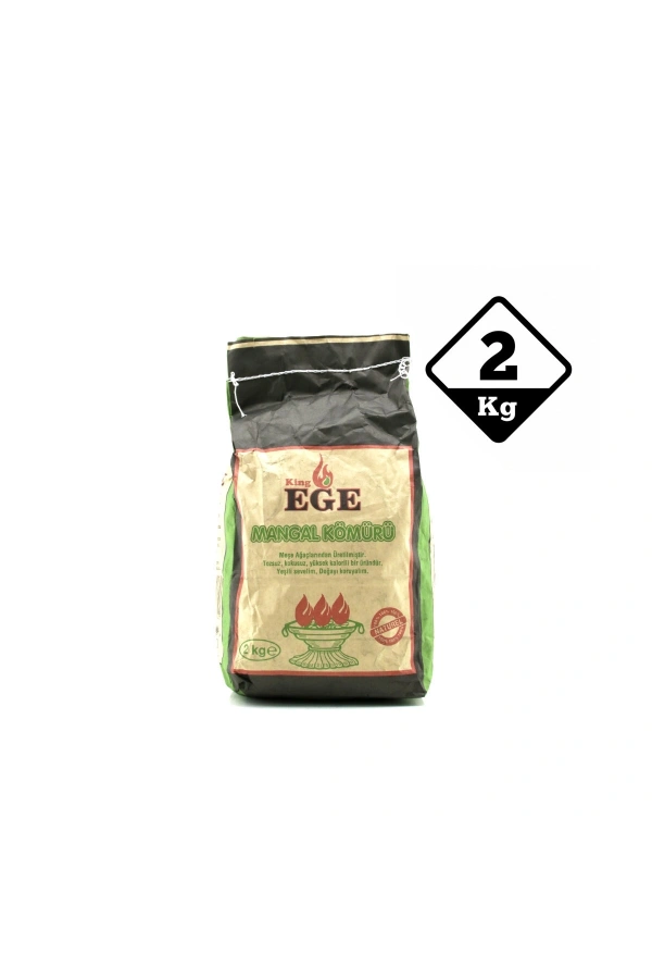 Bidebuvar 2 kg Mangal Kömürü - Çıra Hediyeli - Meşe Kömürü