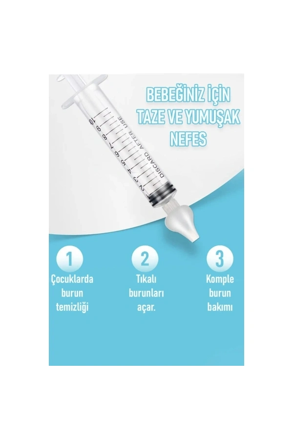 Bidebuvar 2li Bebek Burun Temizleme Şırıngası