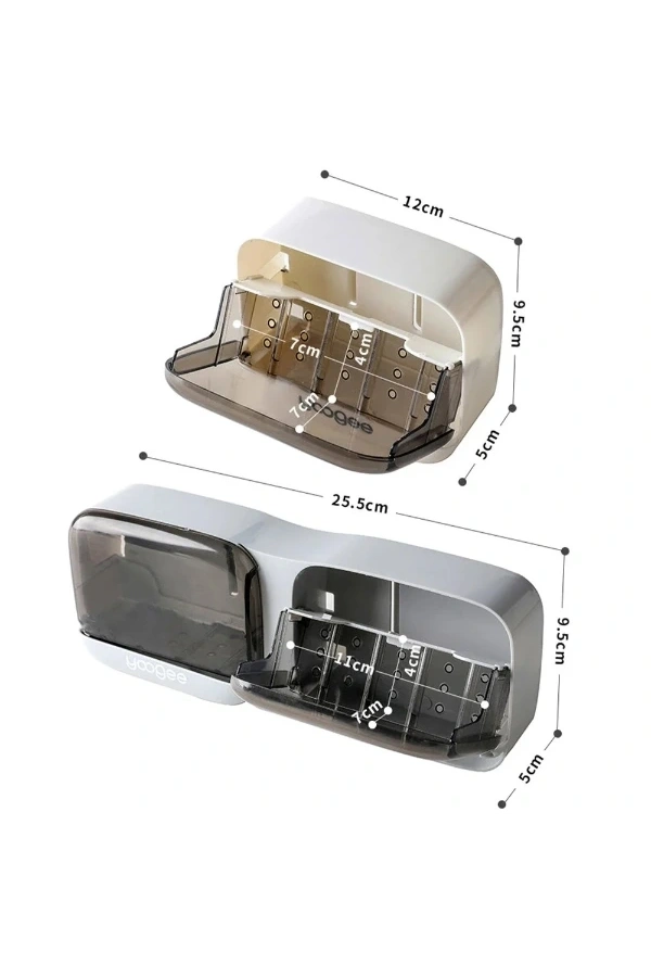 Bidebuvar 2li Kapaklı Sabunluk
