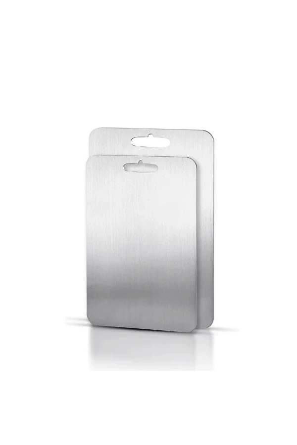 Bidebuvar 2li Paslanmaz Çelik Kesim Panosu Seti