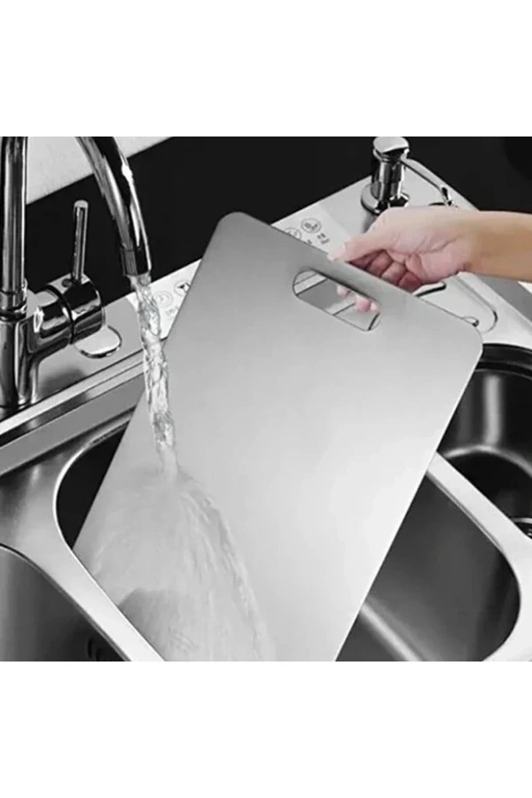 Bidebuvar 2li Paslanmaz Çelik Kesim Panosu Seti