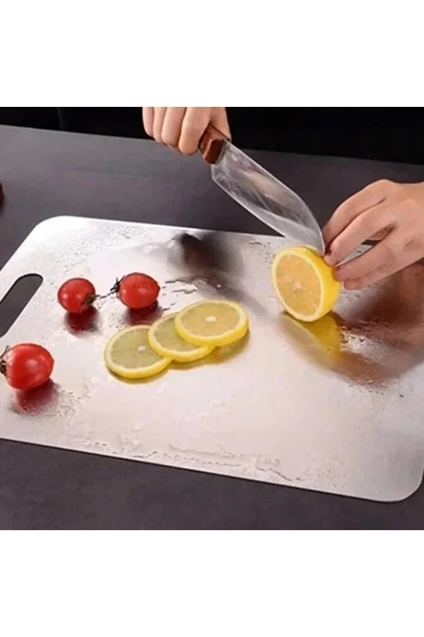 Bidebuvar 2li Paslanmaz Çelik Kesim Panosu Seti