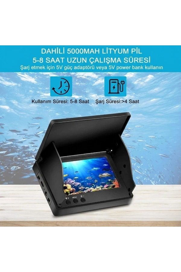 Bidebuvar 20 Metre Sualtı Balık Tutma Kamerası