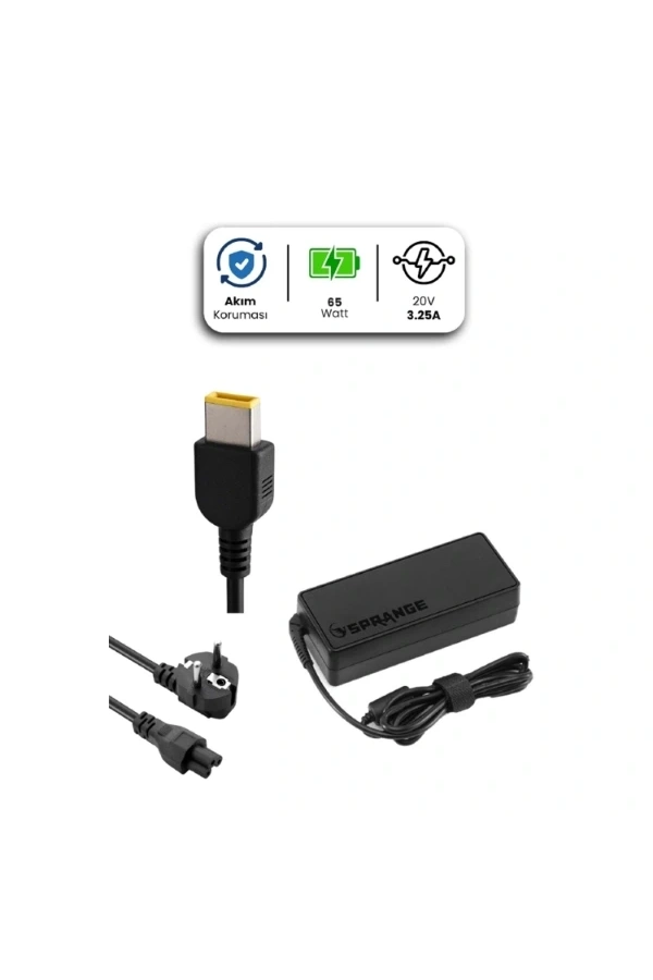 Bidebuvar 20V 3.25A USB Pin 65 Watt For LENOVO Laptop Adaptör