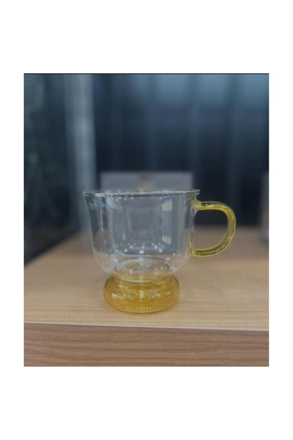 Bidebuvar 250 ml Renkli Cam Bardak