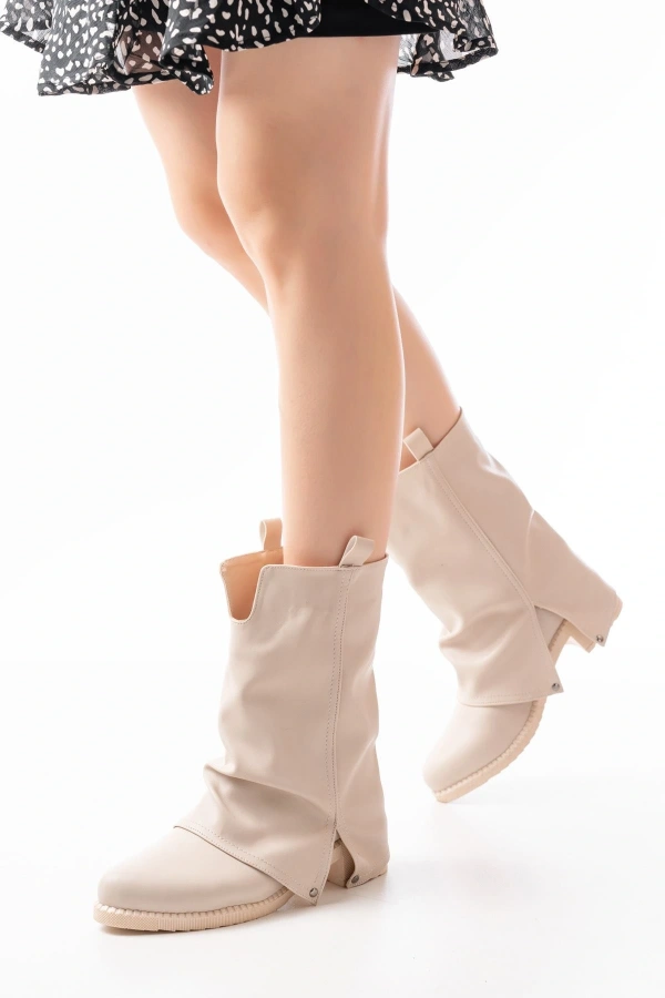 Bidebuvar 270-3045 Bej Günlük Kadın Bot