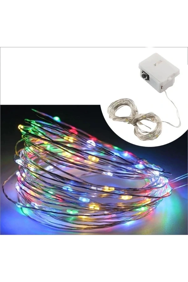 Bidebuvar 2m Pilli Peri Led RGB