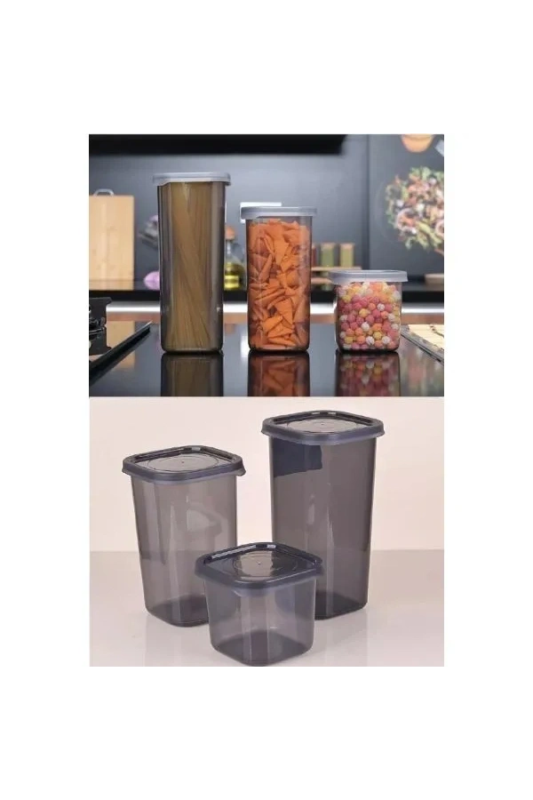 Bidebuvar 3 Boy Erzak Saklama Kabı