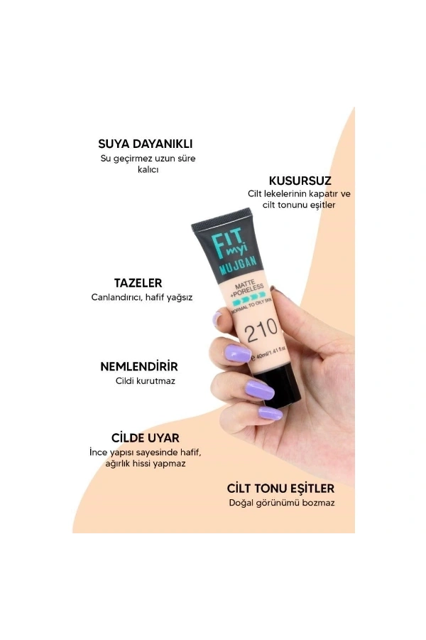 Bidebuvar 3lü Fit Myi Tüp Fondöten Seti