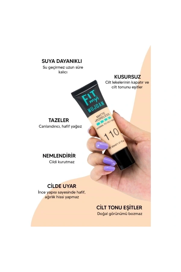 Bidebuvar 3lü Fit Myi Tüp Fondöten Seti