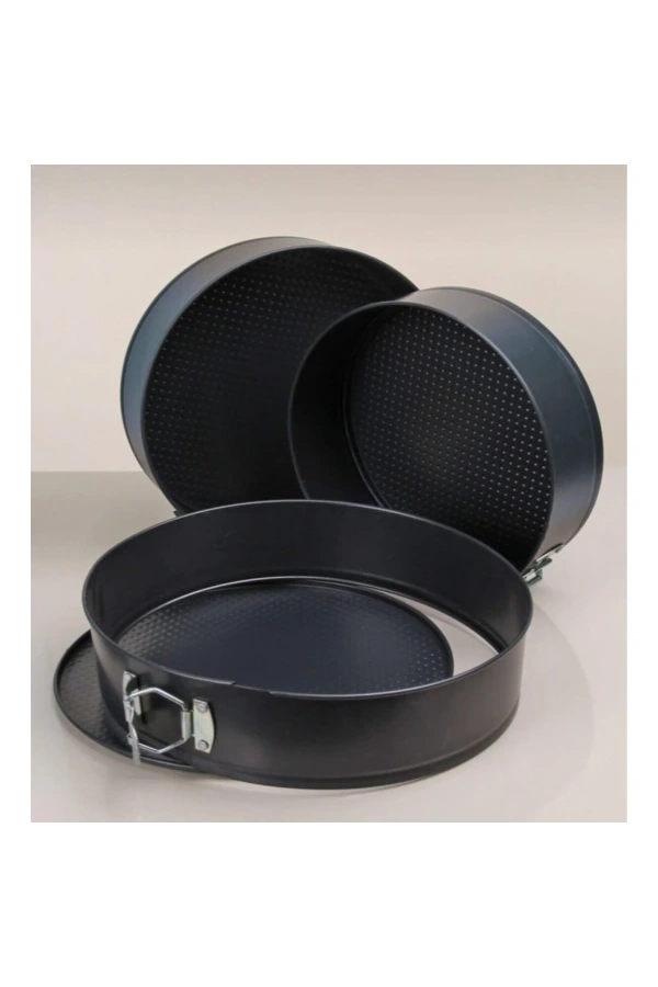 Bidebuvar 3lü Kelepçeli Kek Kalıbı Seti